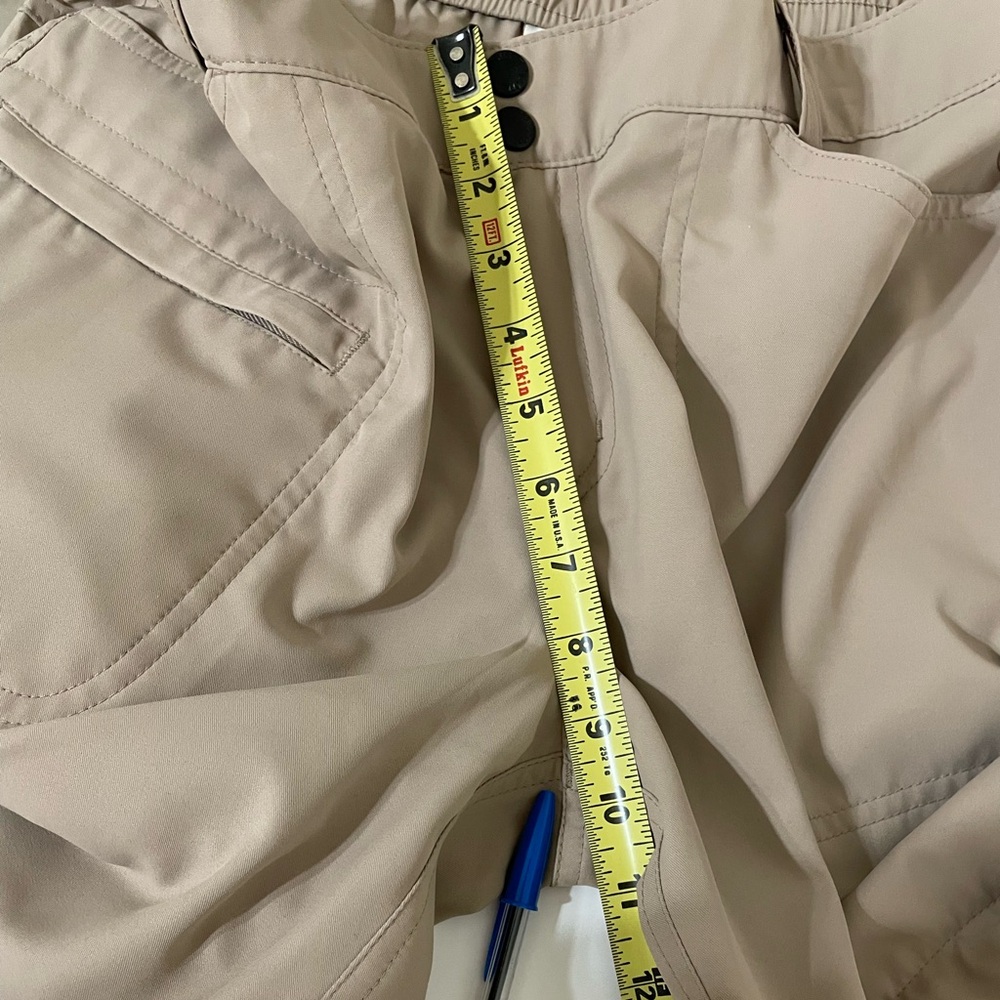 New MAGELLAN Outdoors Tan/Khaki Convertible Cargo Pants/Shorts Wick/UPF large - Picture 11 of 15